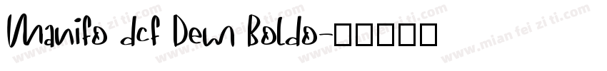 Manifo dcf Dem Boldo字体转换